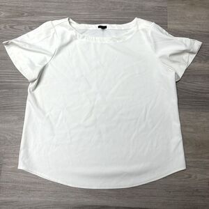 Ann Taylor XXL WHITE BLOUSE
